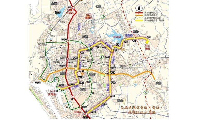 高雄捷運黃線配合整體環境重塑再造 兼顧用路人安全及景觀共融