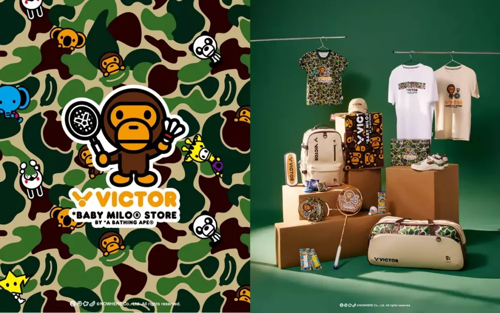 VICTOR x BABY MILO STORE® 聯名系列即日起全台上市