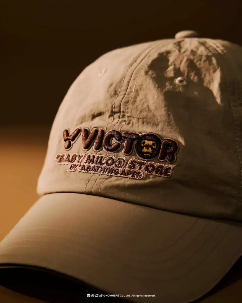 VICTOR X BABY MILO STORE® 聯名系列運動帽 經典猿人LOGO融入設計 為運動穿搭增添潮流感