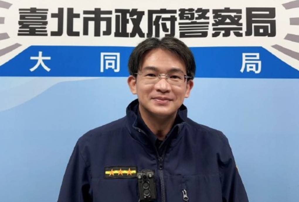 大同分局寧夏路派出所警員藍裕翔。(圖/記者戴昱弘 翻攝)