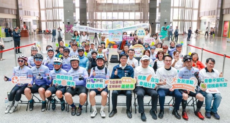 北高長征400公里響應世界癌症日 陳其邁親迎車隊共倡健康台灣