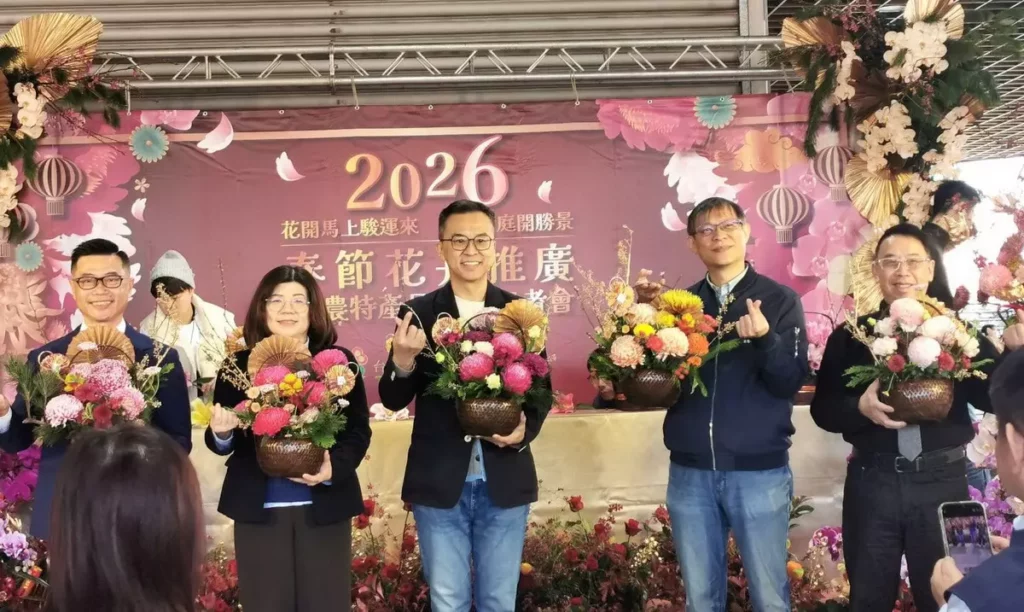 台北花市春節檔期開跑