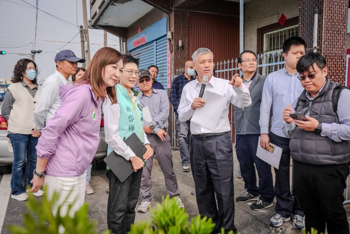 ▲中央地方攜手改善農排護岸，林岱樺：建設要看得見、用得上。