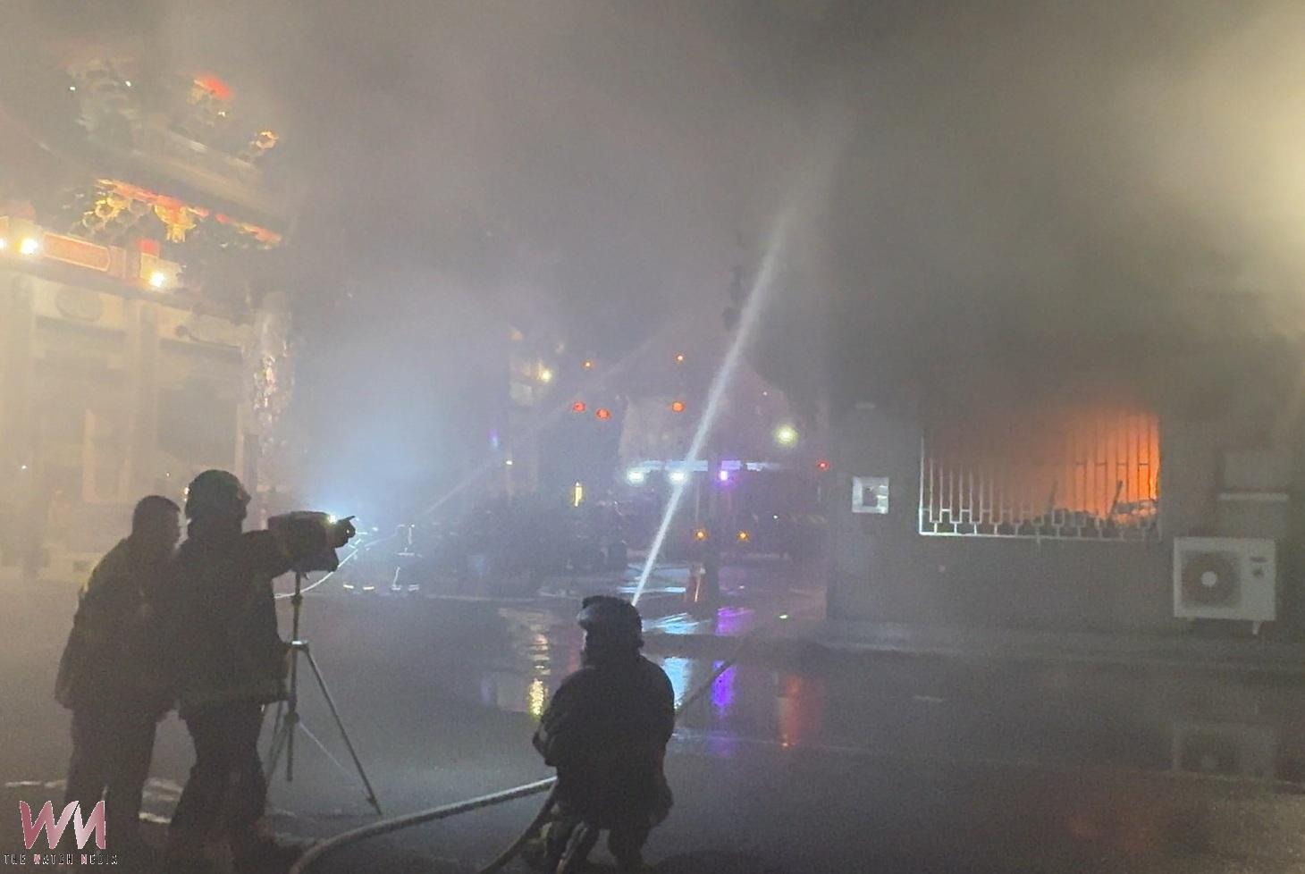 (有影片)/AI火警系統即時示警 北港武德宮火勢10分鐘內受控 - https://www.watchmedia01.com