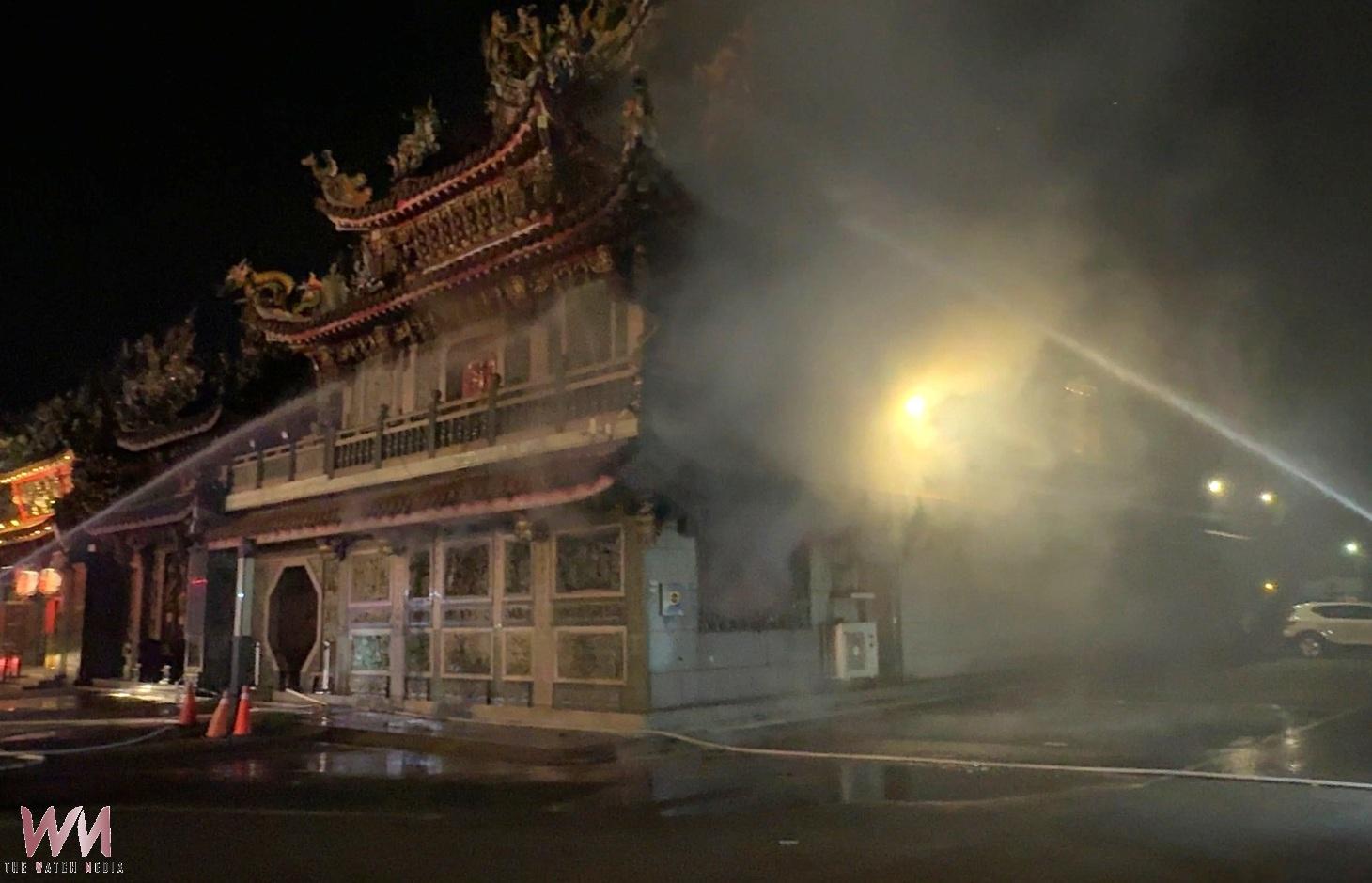 (有影片)/AI火警系統即時示警 北港武德宮火勢10分鐘內受控 - https://www.watchmedia01.com