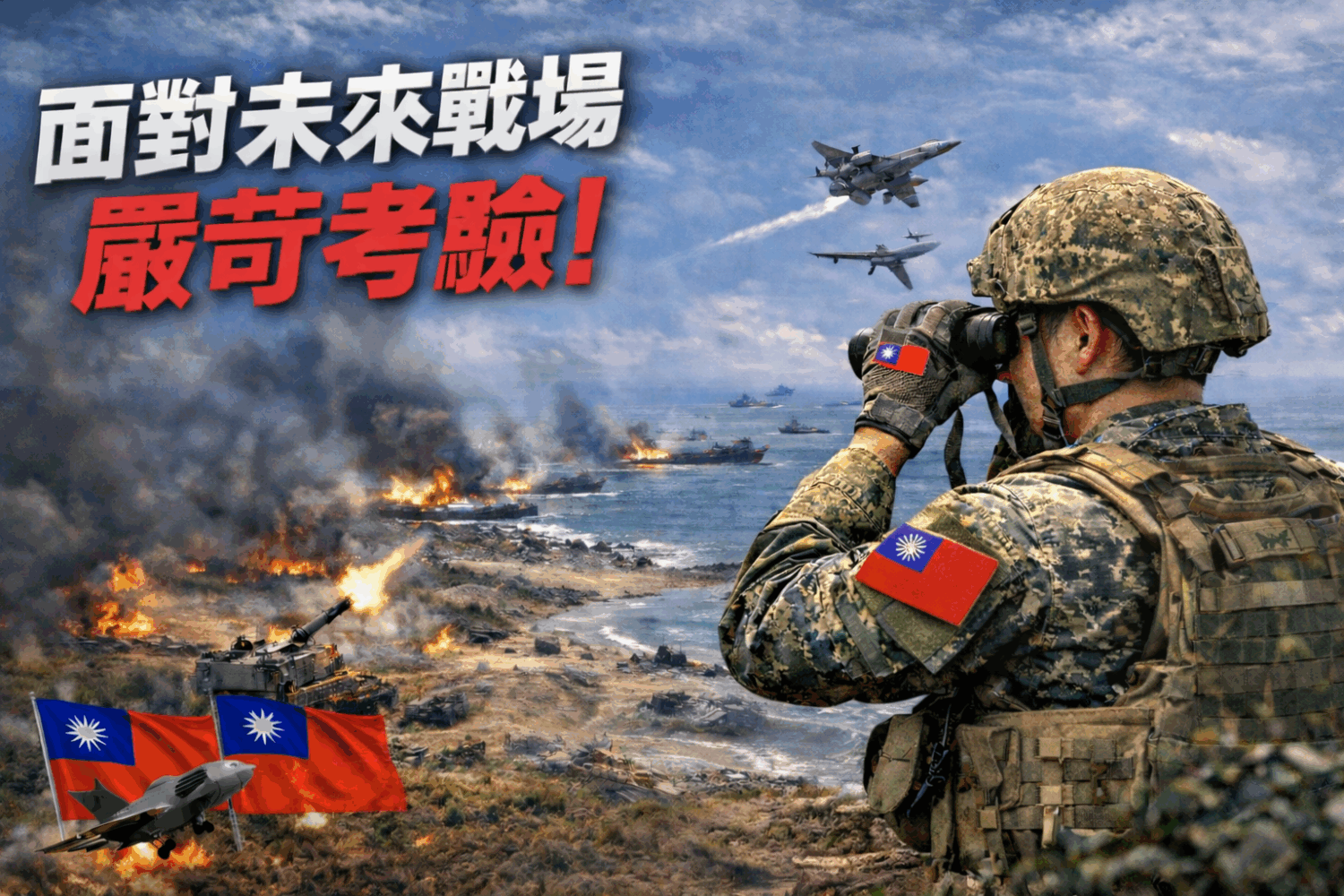 政府對美軍購應從未來戰場嚴苛情境出發。（圖/Ai示意圖）