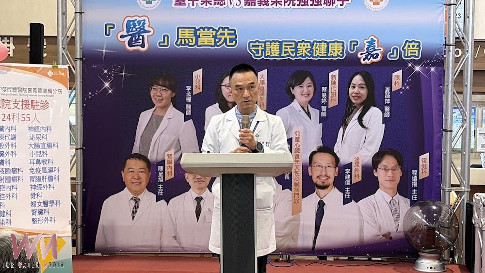 台中榮民總院嘉義榮民分院陳正榮院長。(圖/記者陳惲朋攝)