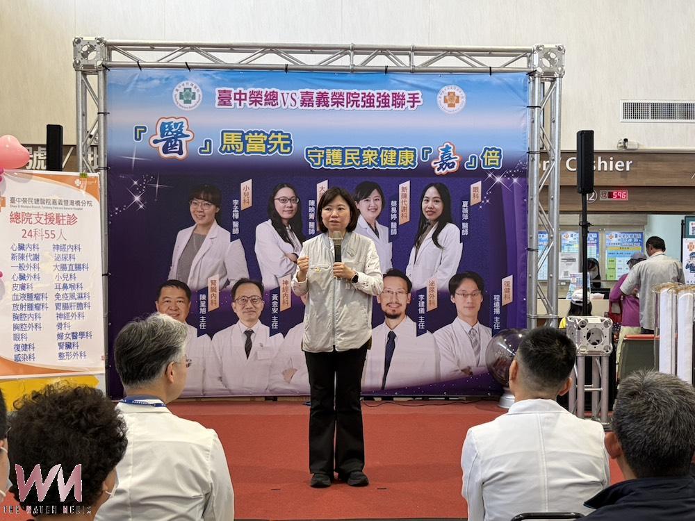嘉義市政府衞生局廖育瑋局長。(圖/記者陳惲朋攝)