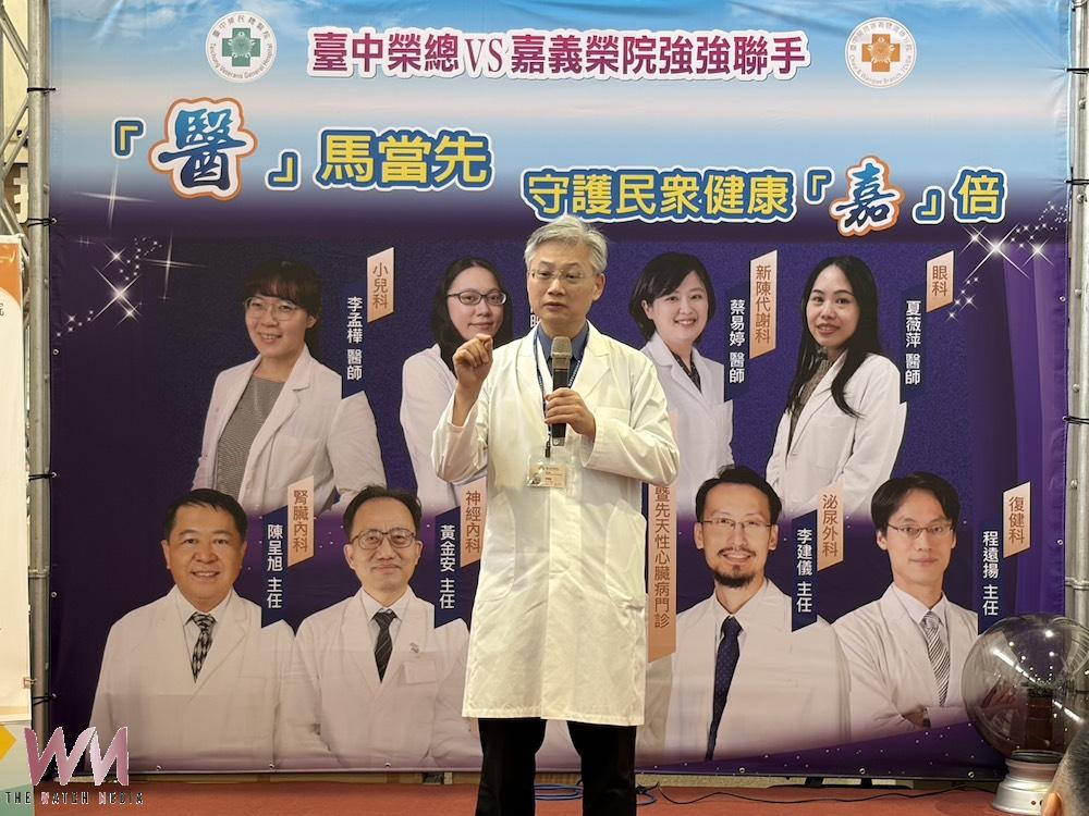 台中榮民總院傅雲慶總院長。(圖/記者陳惲朋攝)