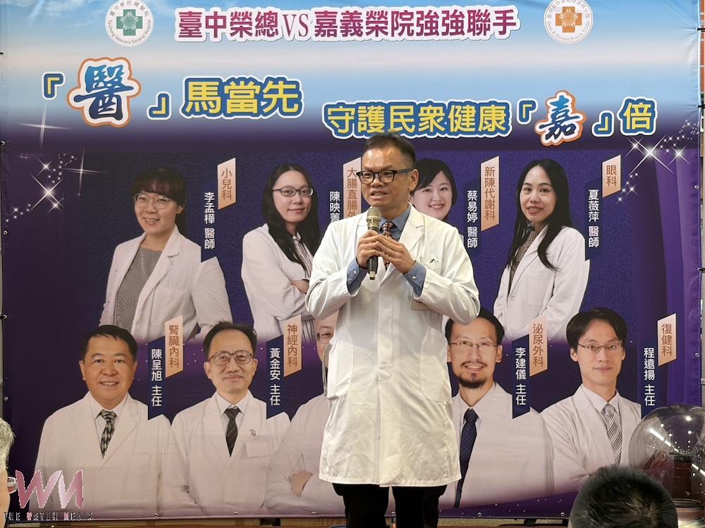 嘉義榮民分院內科部游智宏主任。(圖/記者陳惲朋攝)