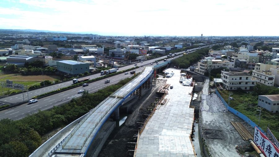 彰化市大埔截水溝堤岸道路拓寬工程　預計9月台1線至縣137路段先通車