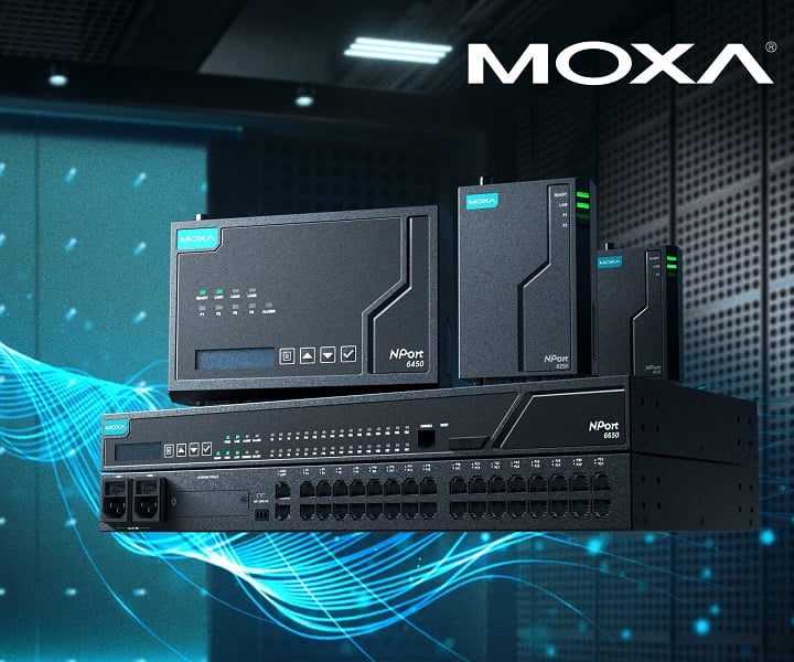 ▲Moxa 串列設備伺服器取得全球首張 IEC 62443-4-2 認證,樹立邊緣連結安全新標竿。