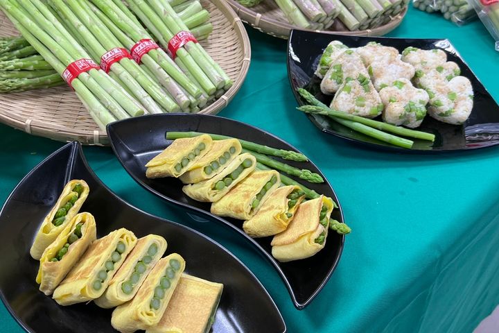 蘆筍及相關料理介紹。 圖:台南市政府/提供