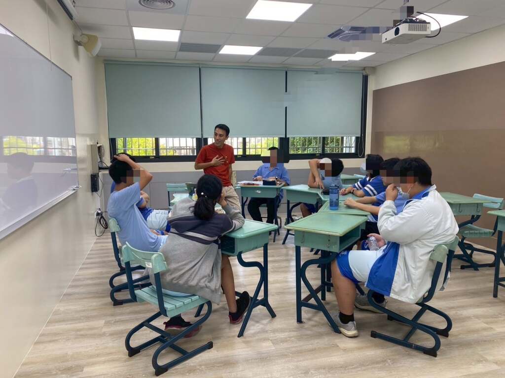 ▲明道中學輔導處特教專業教師授課情況。(圖/明道中學提供)