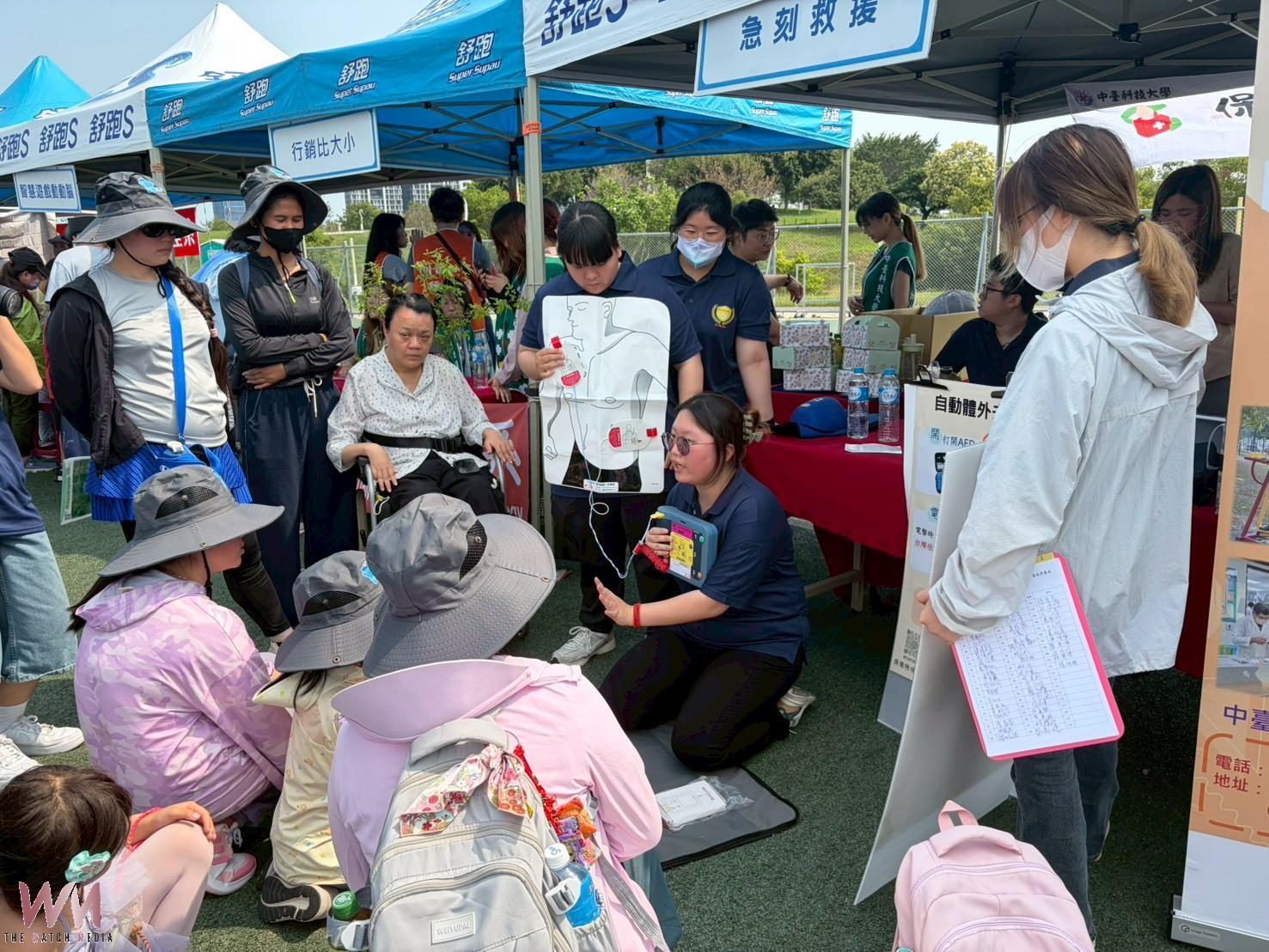 萬人健走盛會　中臺科大「社區行動柑仔店」 提升凝聚力展現城市健康