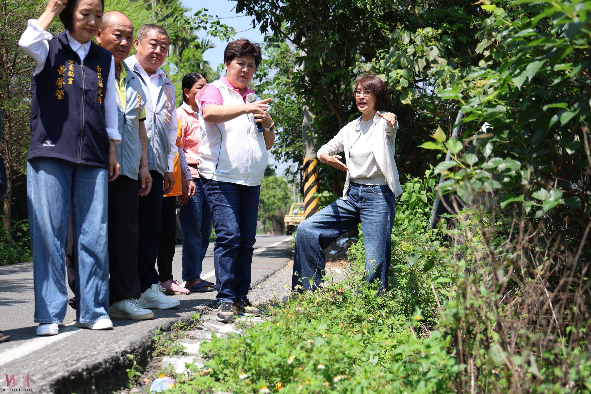 南投縣長許淑華長水里會勘 加速改善道路、排水 - https://www.watchmedia01.com
