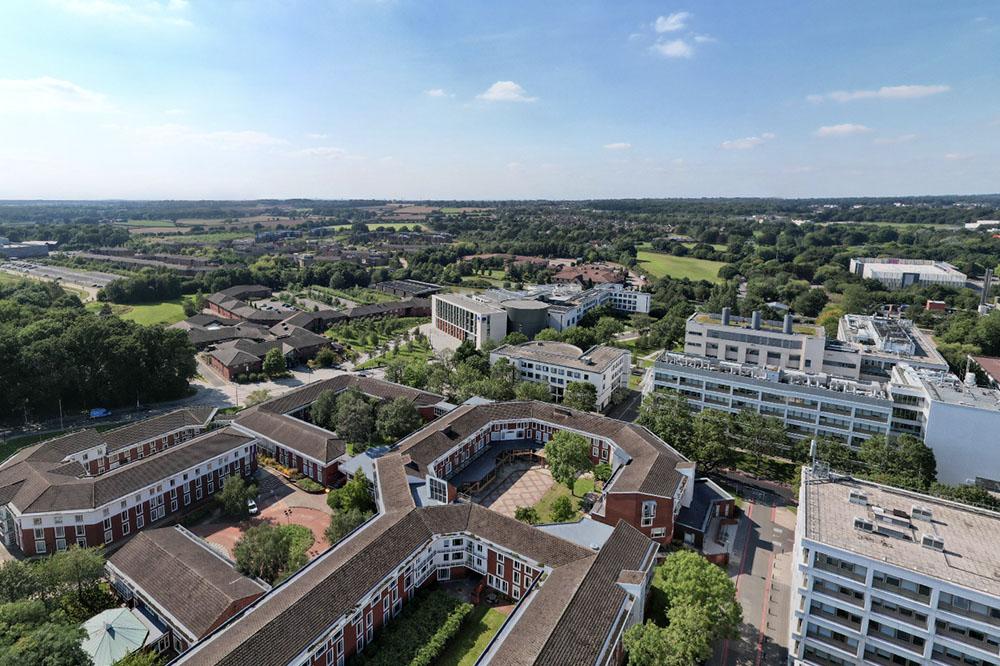 華威大學校園空拍照