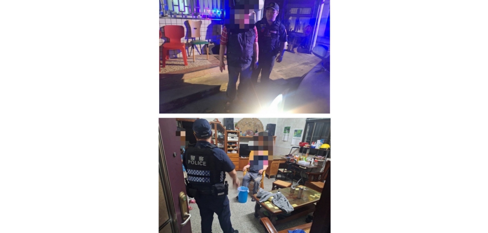 深夜泥地中的身影　斗南暖警守護失智老翁回家的路