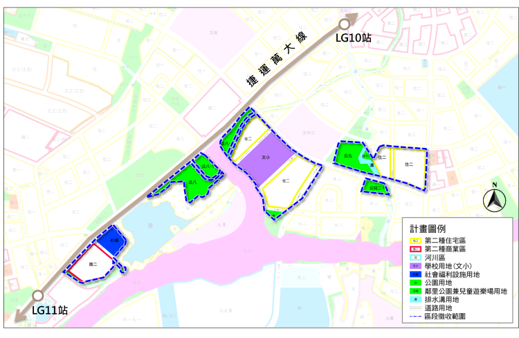 翻轉核心發展新動力 土城捷運站旁區徵案過關 56 《圖說》土城暫緩發展區區段徵收案都計圖。〈城鄉局提供〉