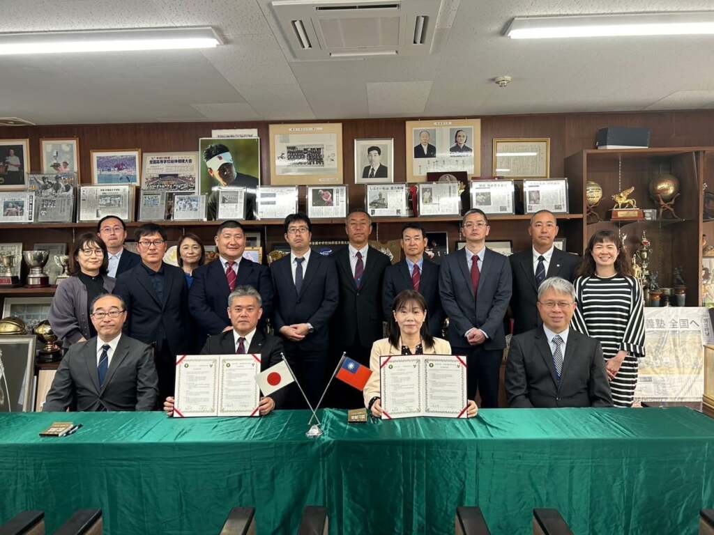 ▲玄奘大學攜手日本明德義塾高校簽署MOU，打造台日人才培育新橋樑。