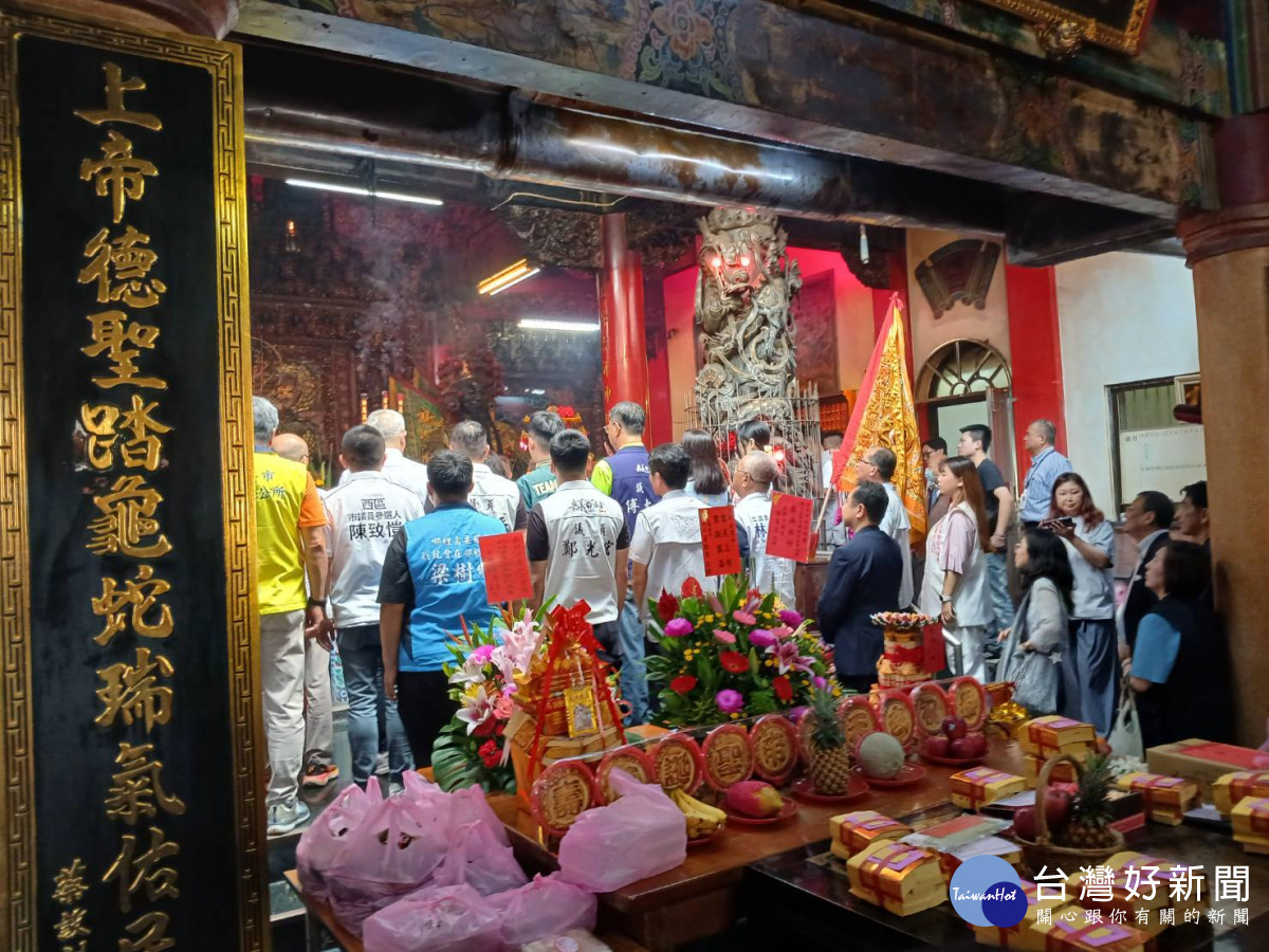 傳承超過200年的嘉義市鞦韆節今天在嘉義市光路里武當山玄天上帝廟廟埕熱鬧登場/民眾提供