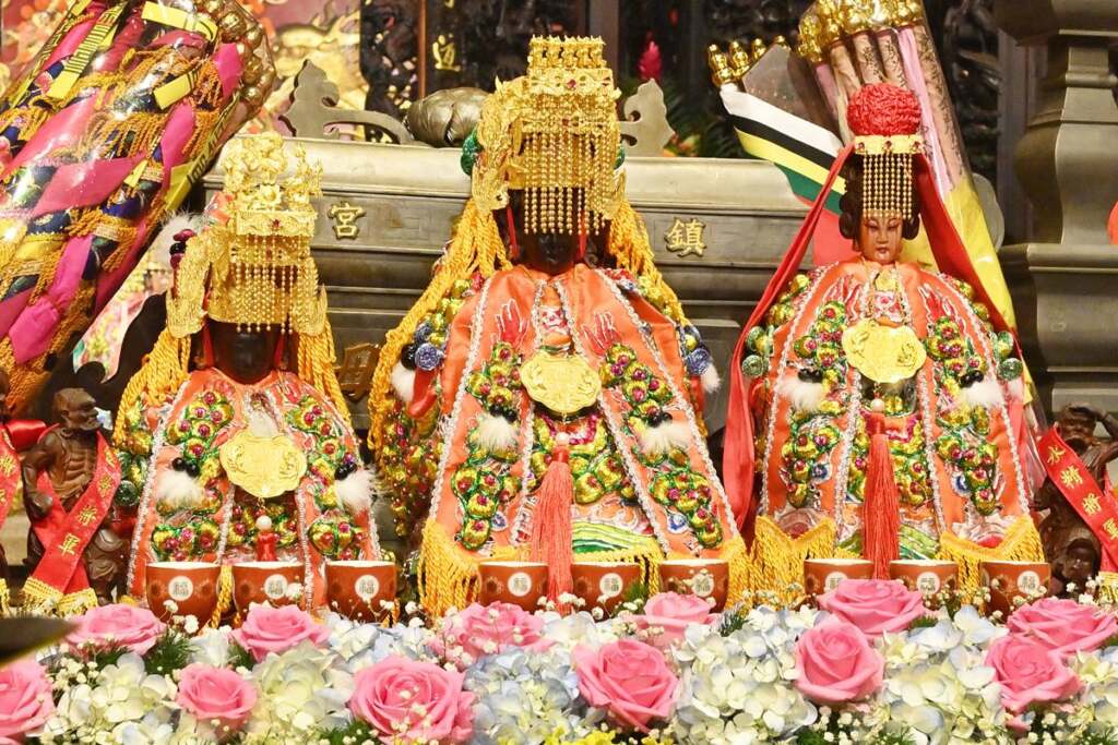 ▲台中大甲鎮瀾宮媽祖。(圖/記者張玉泰攝)