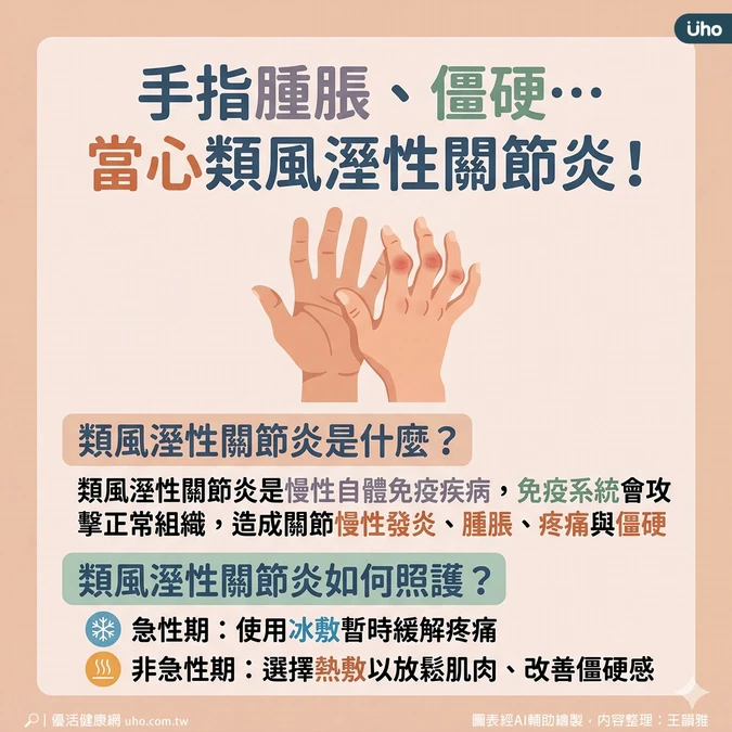 適當冷熱敷舒緩不適