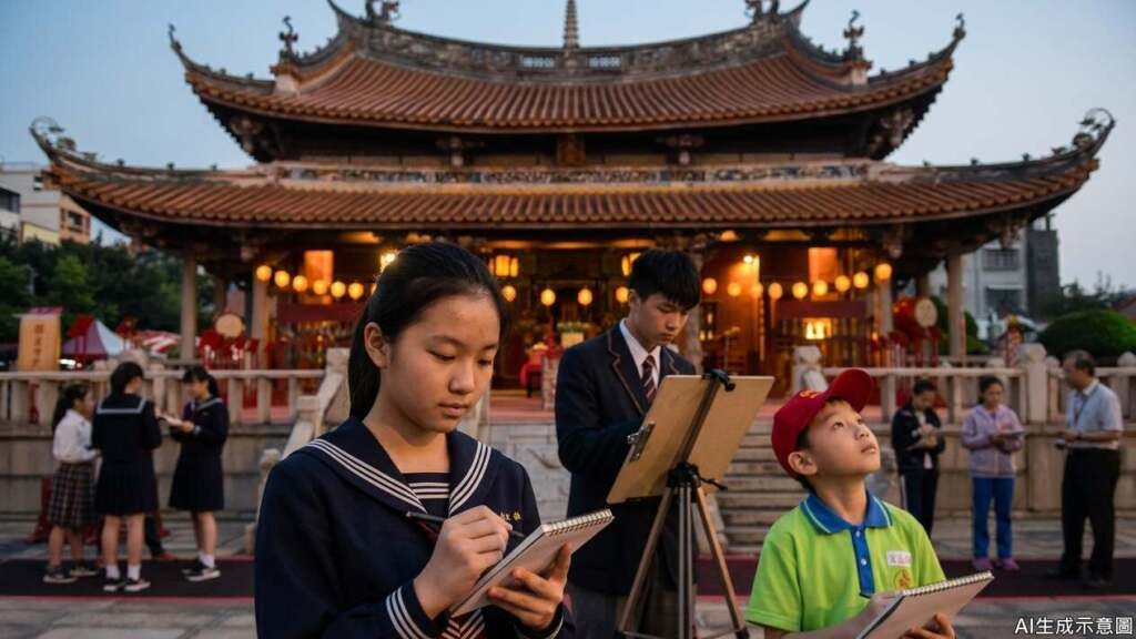 ▲為慶祝彰化孔子廟建廟300周年,彰化縣文化局特別辦理「三百風華・藝繪孔子廟」慶賀活動寫生徵件比賽。(AI生成示意圖)