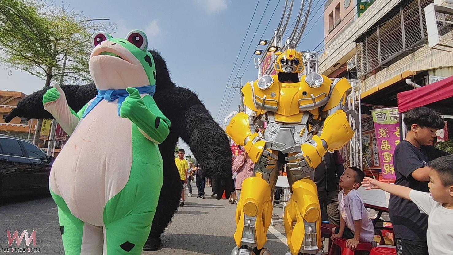 (有影片)/大黃蜂出動!變形金剛迎媽祖 大甲媽遶境變嘉年華 - https://www.watchmedia01.com