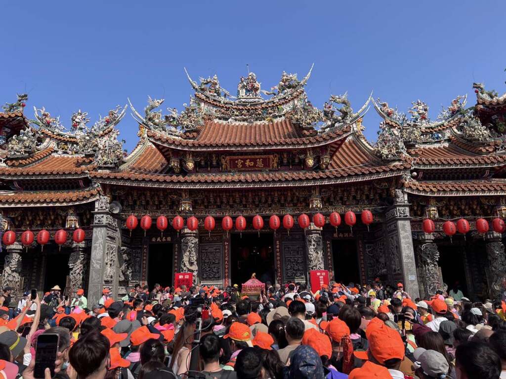 ▲白沙屯媽祖進香回程-苑裡慈和宮。
