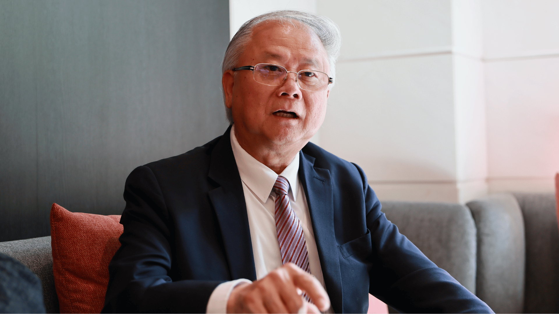 豪門國際開發董事長簡廷在說:「我不是在蓋房子,我是在蓋藝術建築。」