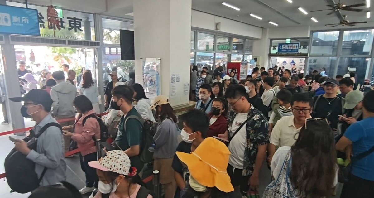 小琉球迎爆量遊客　東琉線聯營處彈性加班疏運順暢