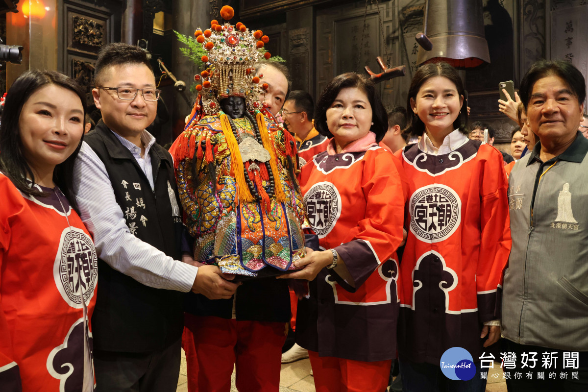 雲林縣北港朝天宮天上聖母出巡遶境，今(5)日起駕為期2天媽祖南北巡遶境／雲縣府提供