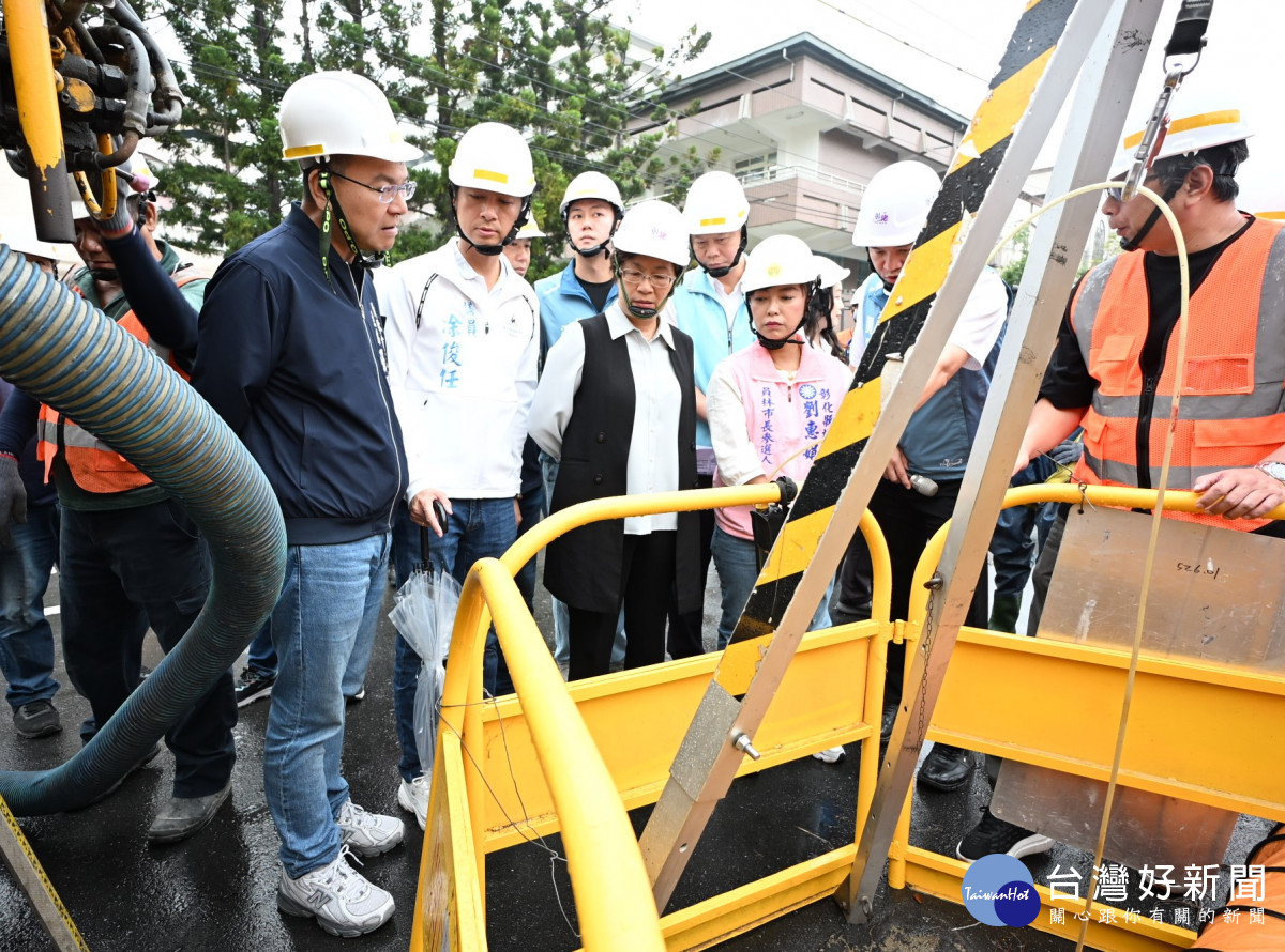 汛期前強化防洪，彰縣投入1200萬推動下水道清淤工程。圖／彰化縣政府提供