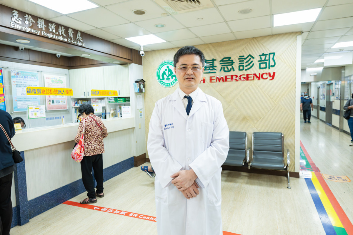 邱俊杰主任指出,懷孕晚期遭遇重大外傷,容易引發「胎盤早期剝離」,處置需跨科團隊合作,非單一科別可完成。圖/彰基提供