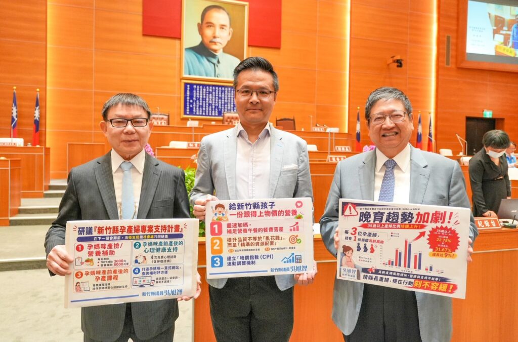 總質詢聚焦營養午餐及孕媽咪福利 吳旭智籲:研議「孕產婦專案支持計畫」 26 11505052
