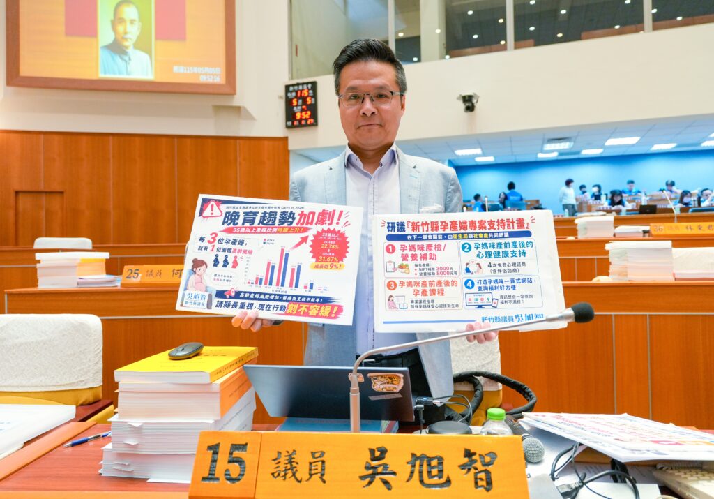 總質詢聚焦營養午餐及孕媽咪福利 吳旭智籲:研議「孕產婦專案支持計畫」 27 115050521