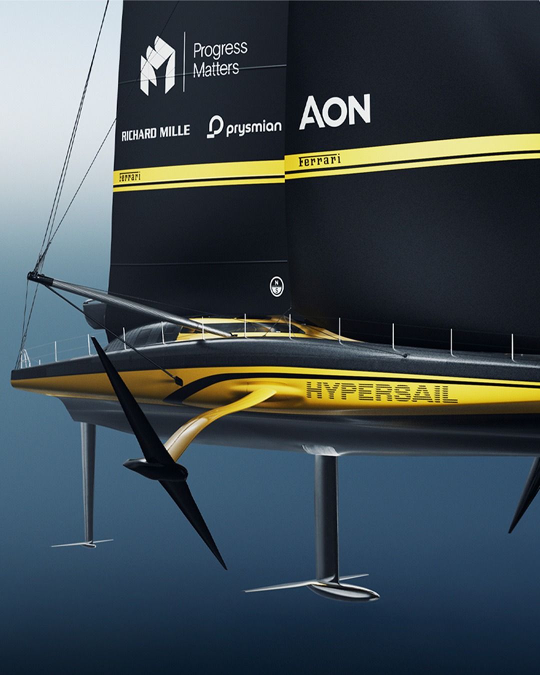 Ferrari業務拓展到帆船! 這款名為「Hypersail」的水上賽車,規格、速度都很「F1」