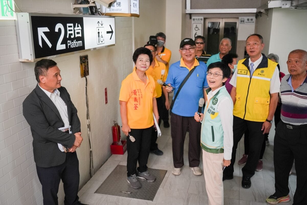 ▲後庄車站蛻變完成！林岱樺續推快車停靠與地方特色進駐。