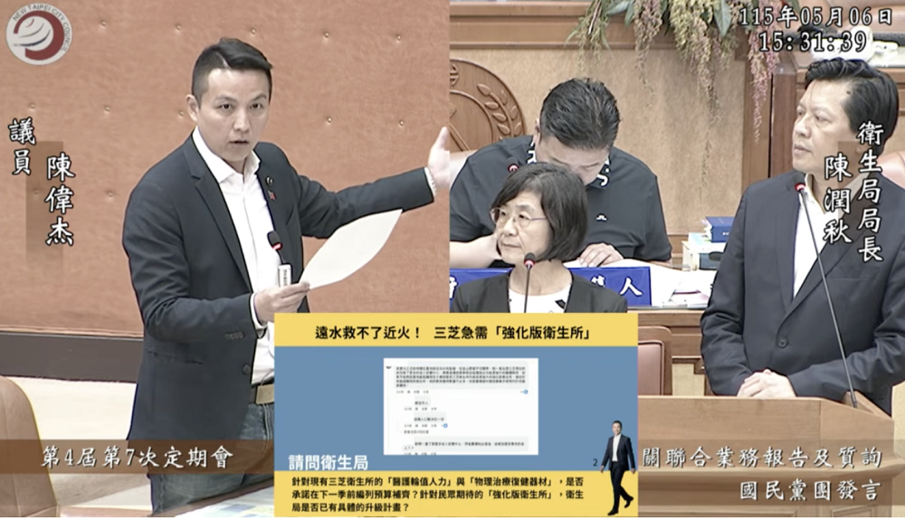 北海岸醫療平權體檢!陳偉杰促三芝衛生所落實設備人力升級計畫 - https://www.watchmedia01.com