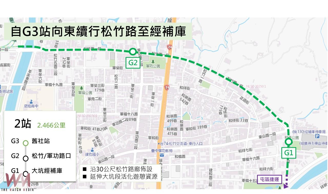 全長10.041公里、8站串聯中彰生活圈 台中市綠線延伸 捷工局已送交通部審議 - https://www.watchmedia01.com