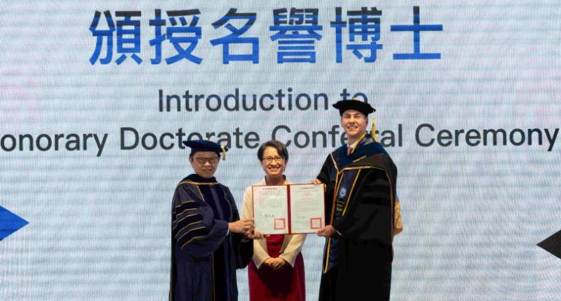 攜手培育國際工程人才 臺科大頒授巴拉圭總統貝尼亞名譽博士學位