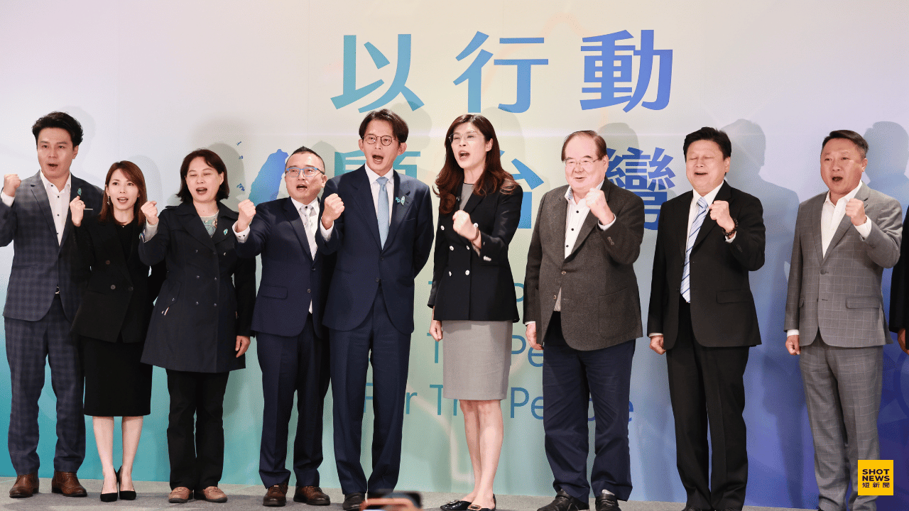 2025年底,藍白兩黨高峰會談。(劉祐龍攝影)