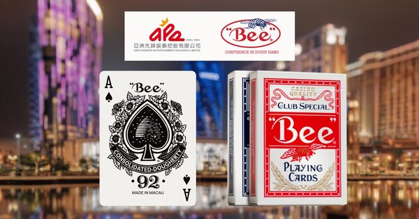 亞洲先鋒娛樂 (APE，8400.HK) 宣佈全澳首家啤牌工廠 Bee Macau 正式投產