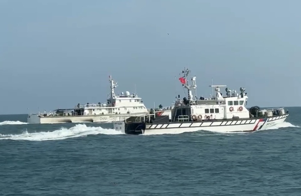 中國海警假借休漁巡查執法 金門海巡艇強勢驅離 198 cnews204260507a03