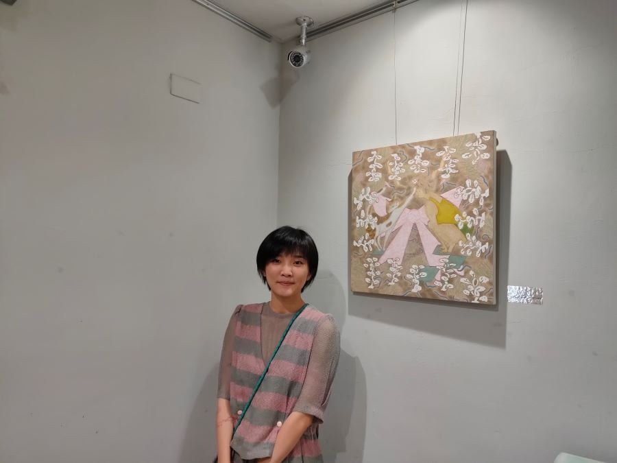 ▲陳禕媃《少女的祈禱》是形容她的個人形象、觀看世界的方式、自我實踐的慾望。