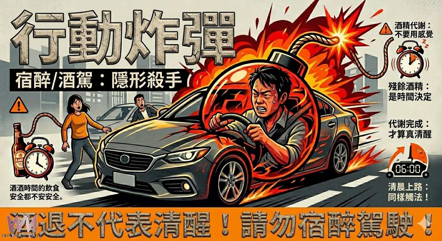 別用酒精代謝率賭明天 宿醉駕駛成通勤隱形殺手 - https://www.watchmedia01.com