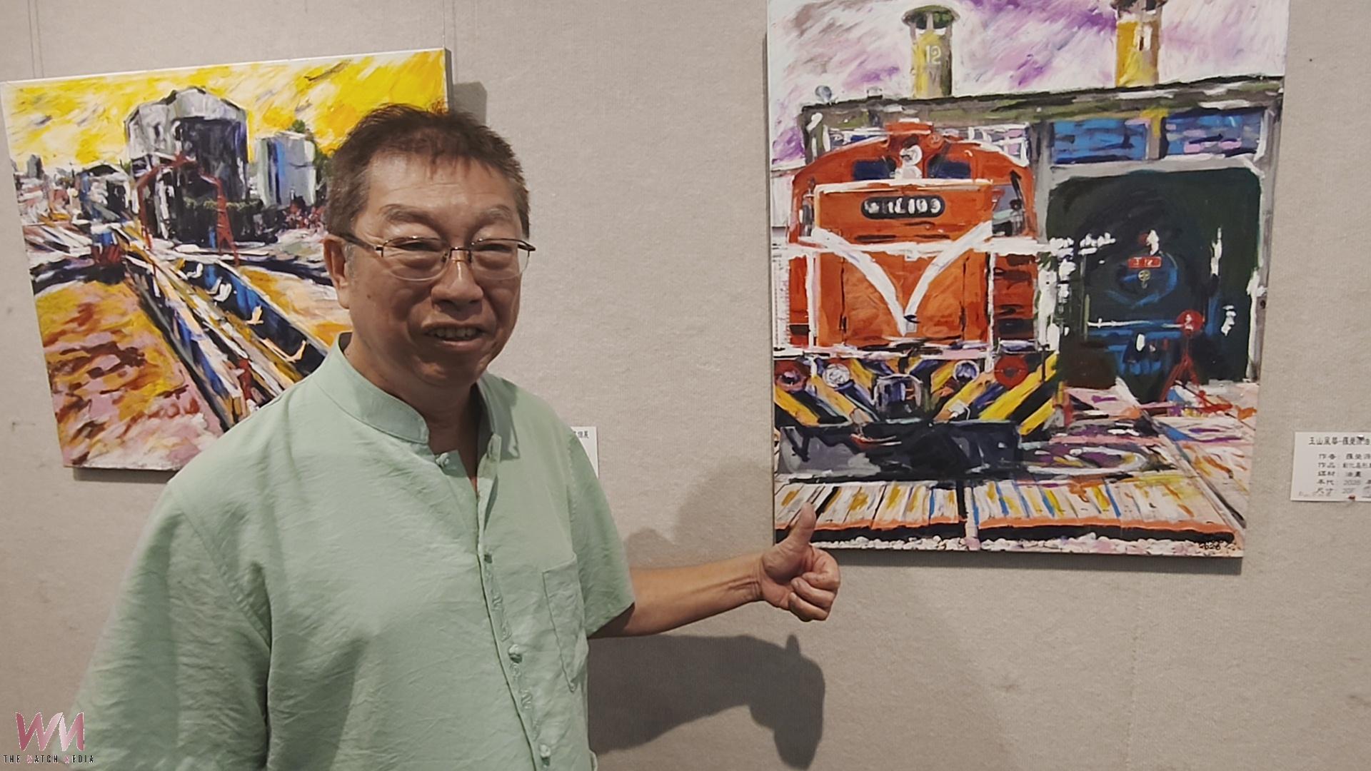 （有影片）／玉山不只是山！羅榮源用畫筆畫出「會發光的台灣」