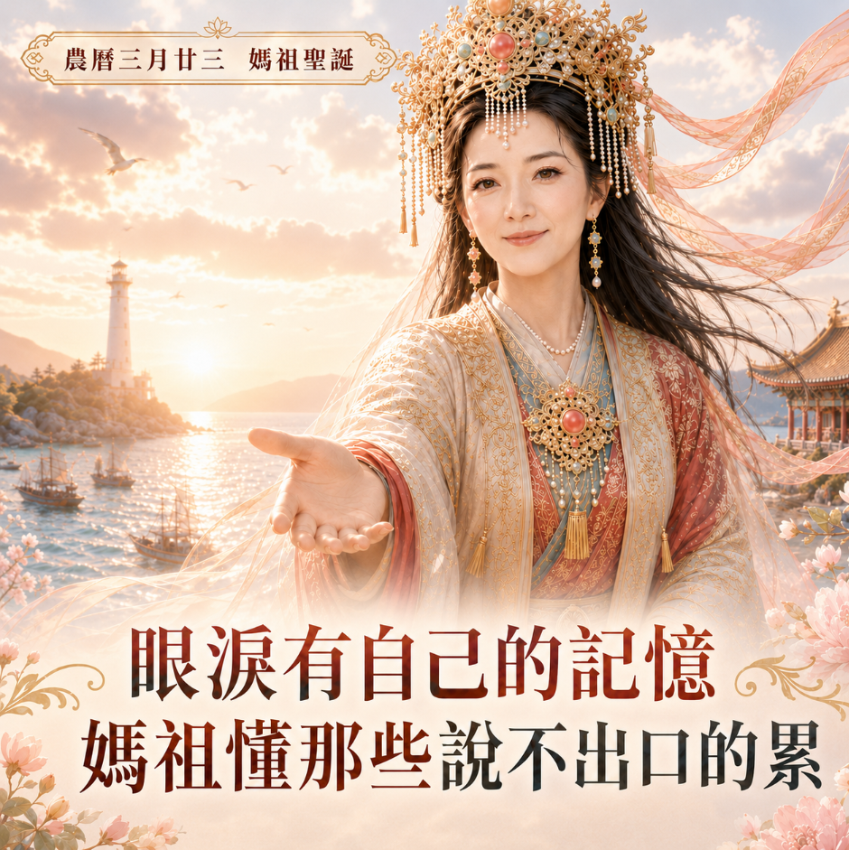 【谷帥臻專欄】2026 媽祖聖誕|為什麼一走進媽祖廟,眼眶就熱了,眼淚也不聽使喚? 32 gyfyud
