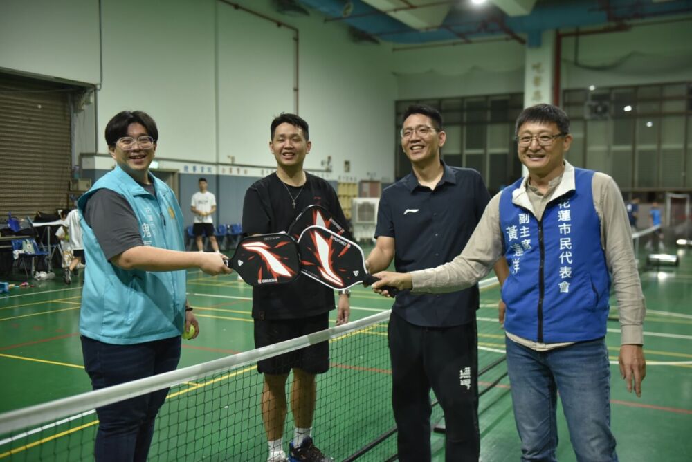 匹克球熱潮興起　魏嘉彥陸續新設花蓮市3處球場 197